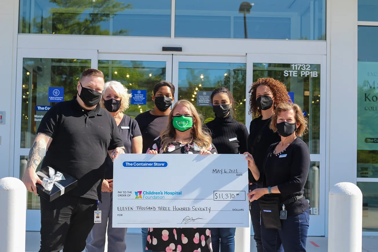 The Container Store completes update of child life space at Children’s Hospital of Richmond