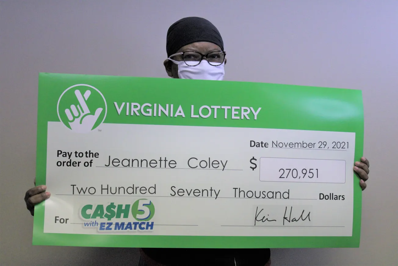 Henrico woman wins $270k in Virginia Lottery's Cash 5 game