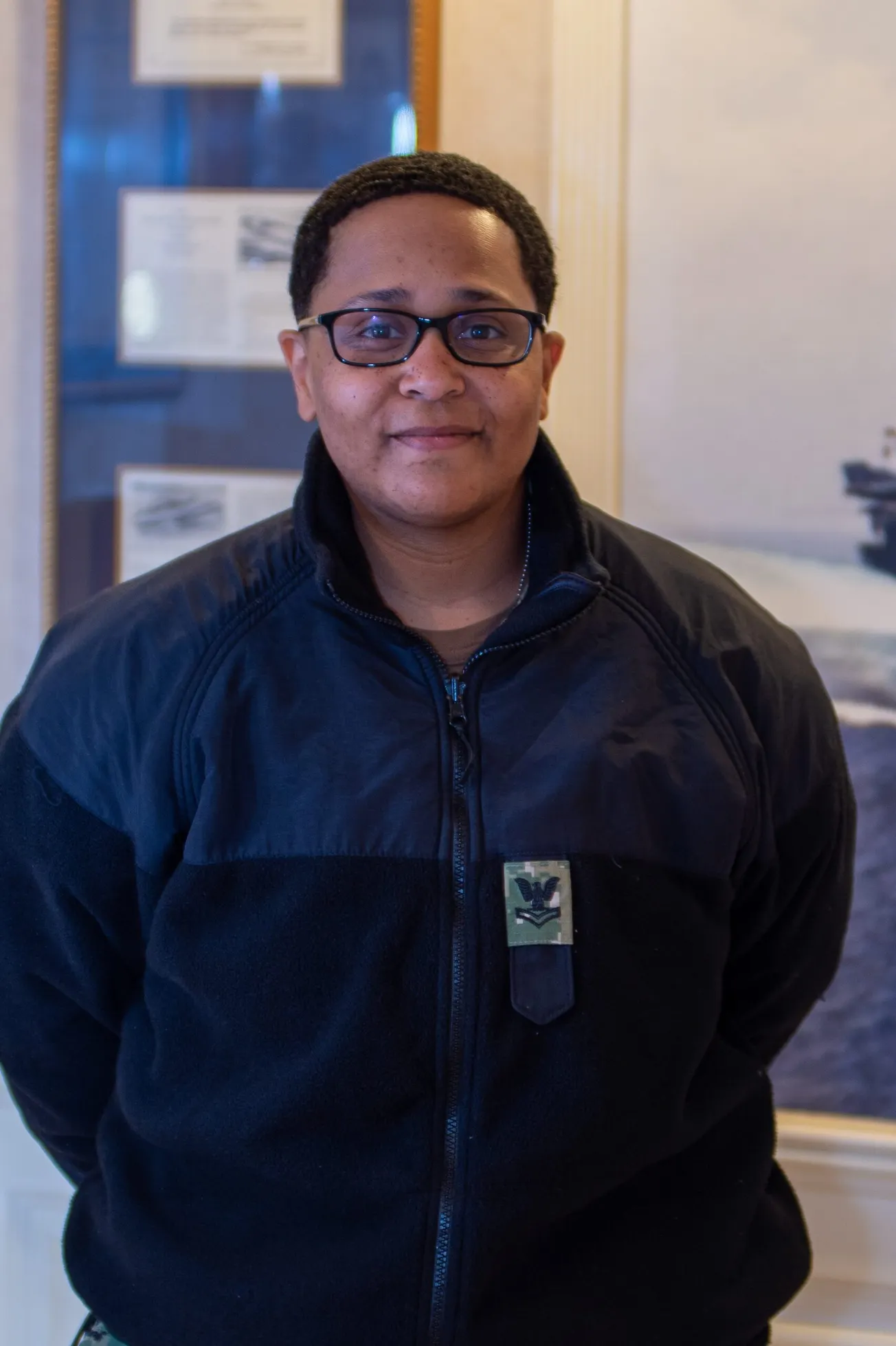 Local native serving aboard USS Carl Vinson