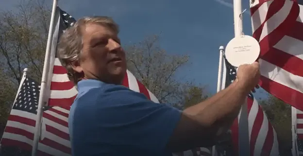 Why this man helps create a patriotic display in Sandston honoring heroes: 'It's very humbling'