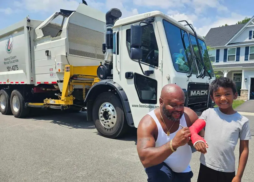 How a Henrico DPU official brightened the day of one child