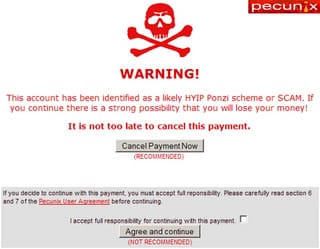 Percunix HYIP Warning