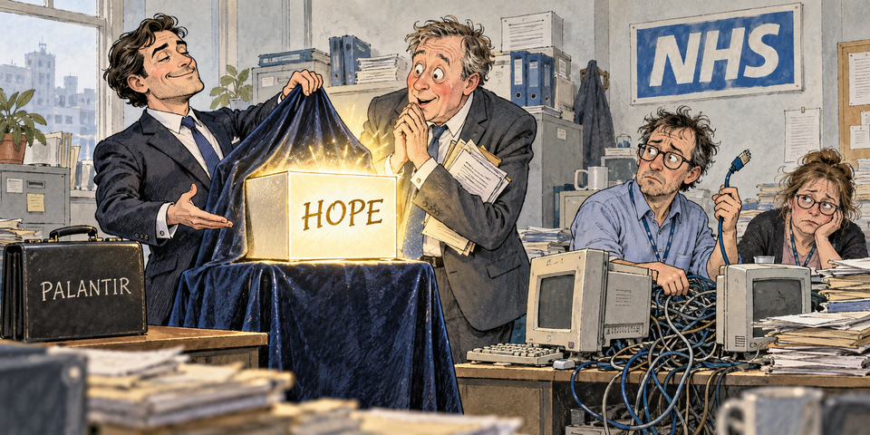 Palantir, the NHS, and the Art of Selling Hope