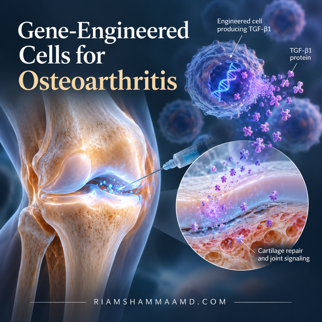 Gene-Engineered Cells for Osteoarthritis