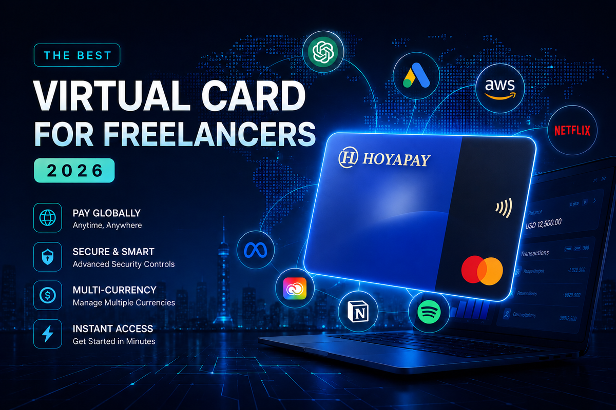 Best Virtual Card for Freelancers in 2026: Pay for ChatGPT, Google Ads, AWS, and Global Subscriptions