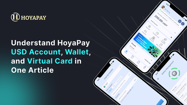 一篇看懂 HoyaPay USD Account、Wallet、Virtual Card 的差異