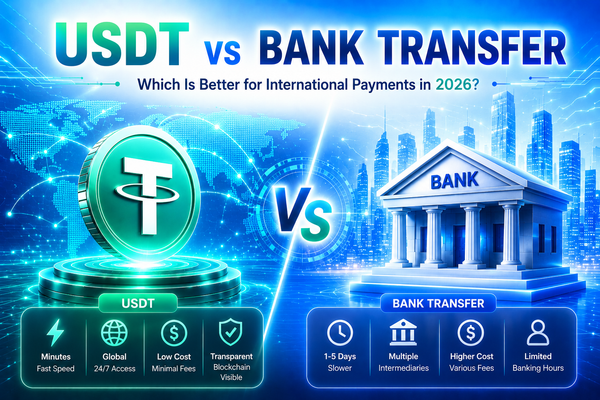 USDT vs Bank Transfer: Which Is Better for International Payments in 2026?