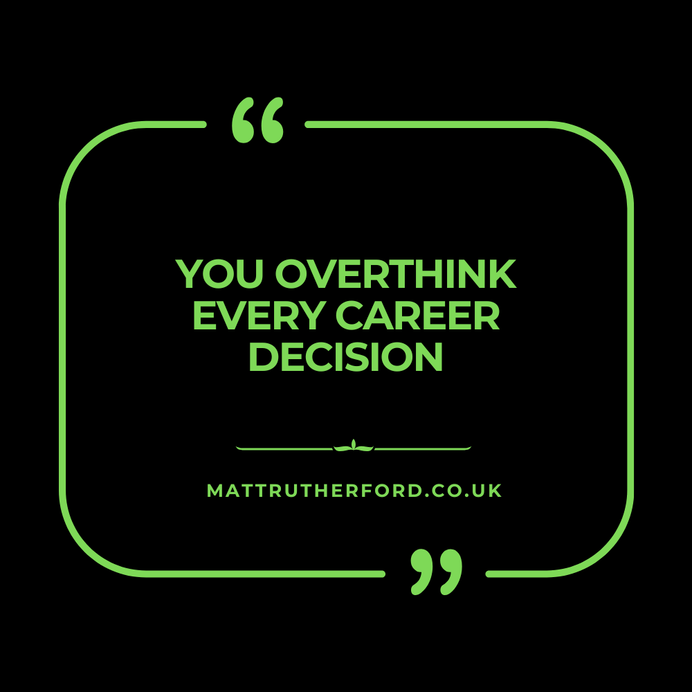 278: You overthink every career decision