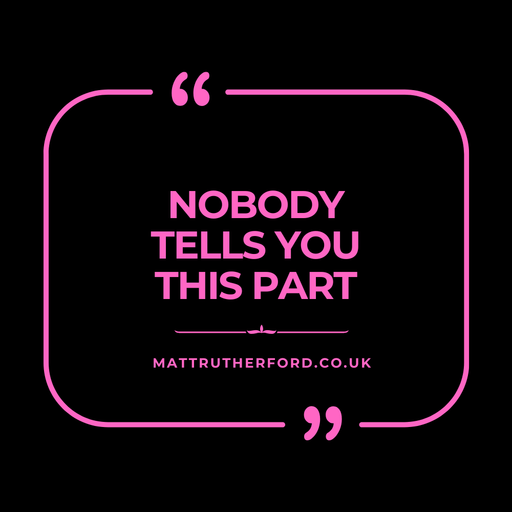 287: Nobody tells you this part