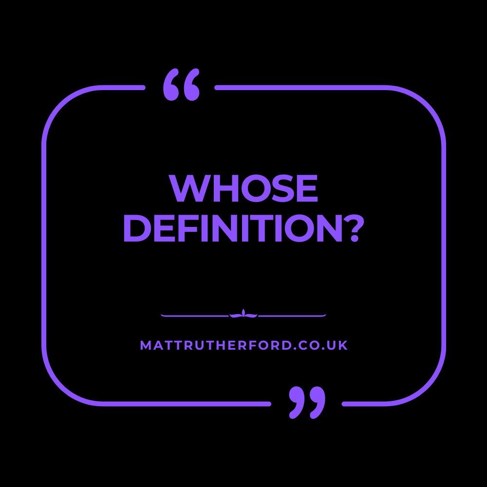 #310 - Whose definition?
