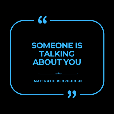 285: Someone is talking about out you