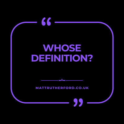 #310 - Whose definition?