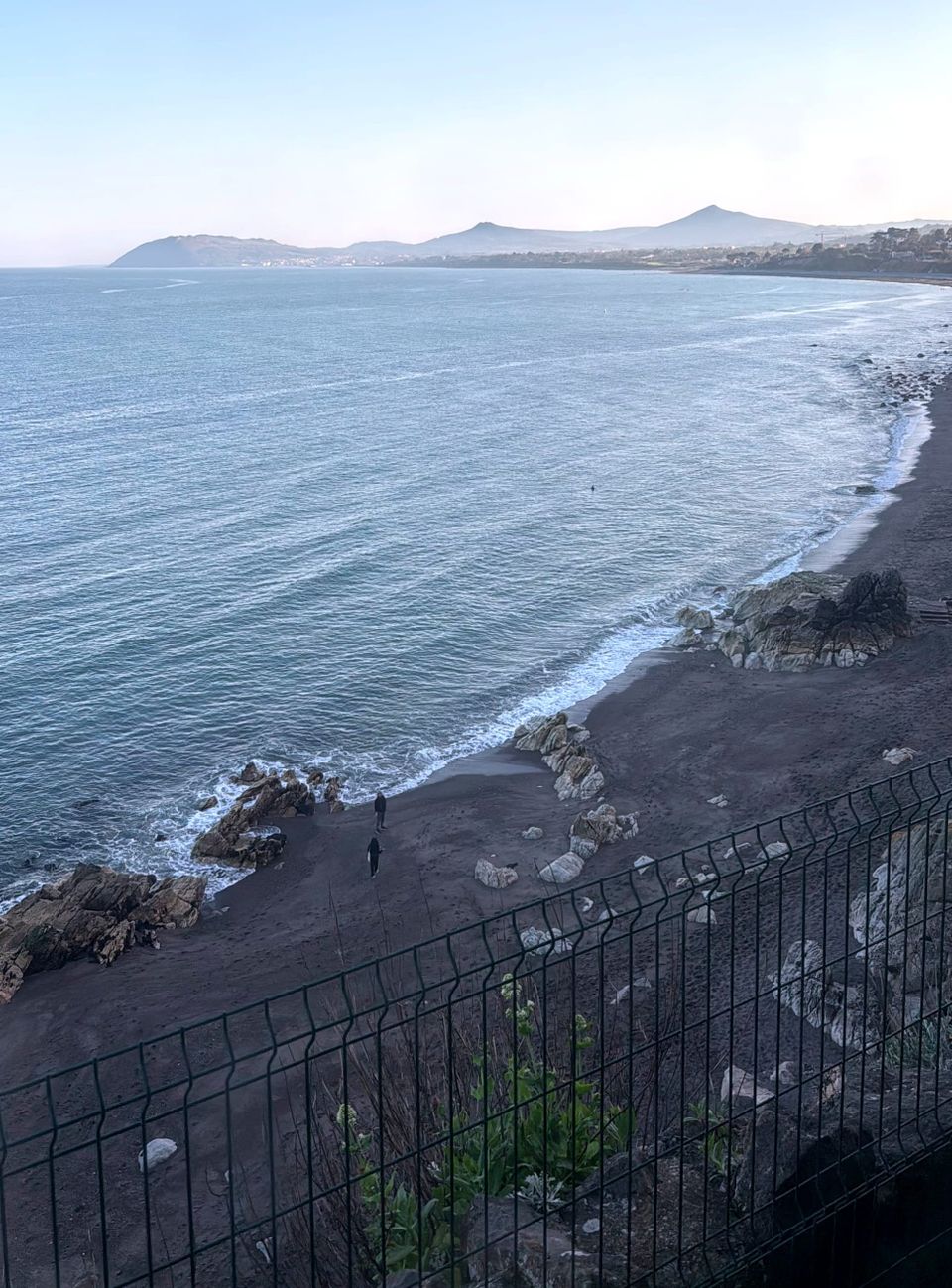 A picture of Killiney Bay, near Dublin, Ireland - where the author lives. 
