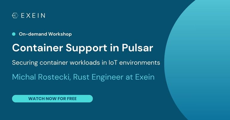 Container Support in Pulsar
