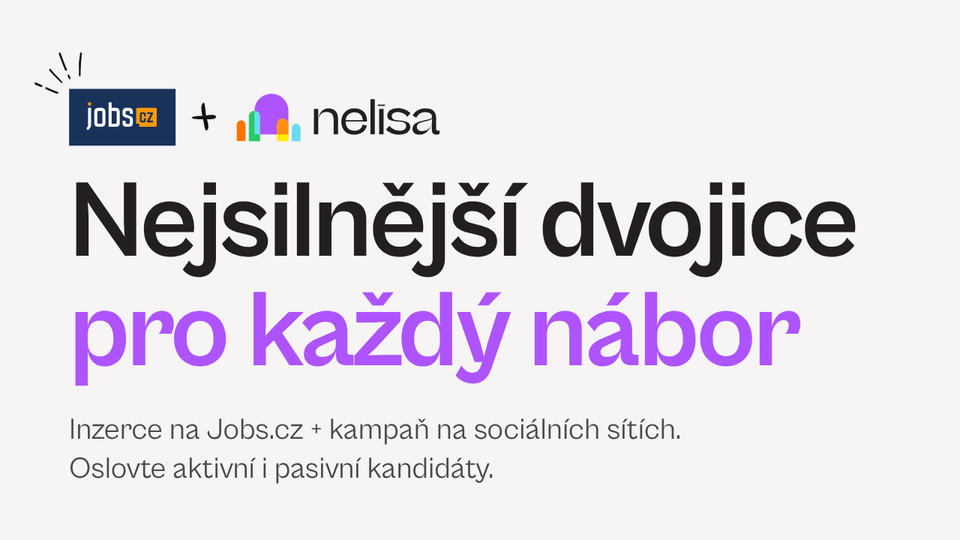 Spojte tradici s trendy a oslovte celý pracovní trh. Kombinace Jobs.cz + Nelisa se slevou.