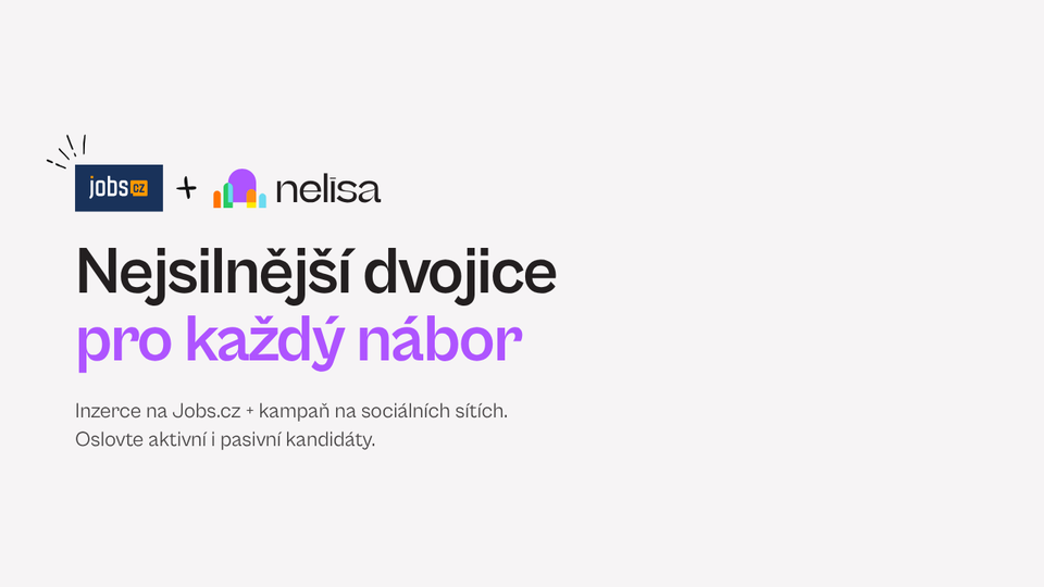 Spojte tradici s trendy a oslovte celý pracovní trh. Kombinace Jobs.cz + Nelisa se slevou.