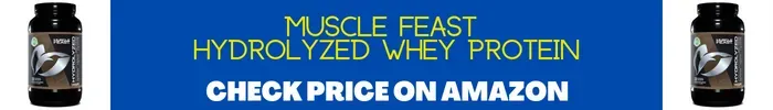 Muscle Feast Best Hydrolyzed Whey Protein Display