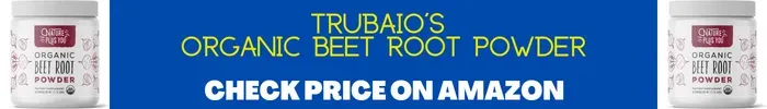 Trubaios Beet Root Powder Display