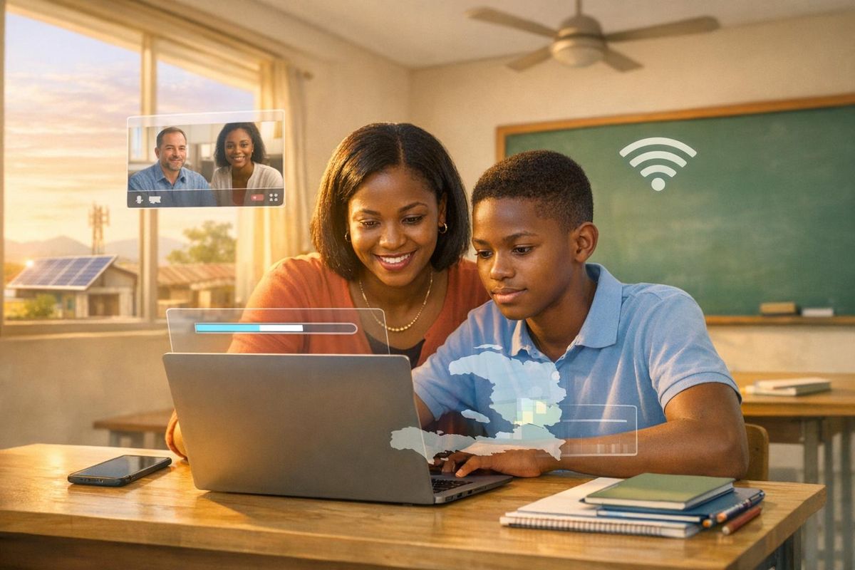 Études sur l'Apprentissage Hybride en Haïti
