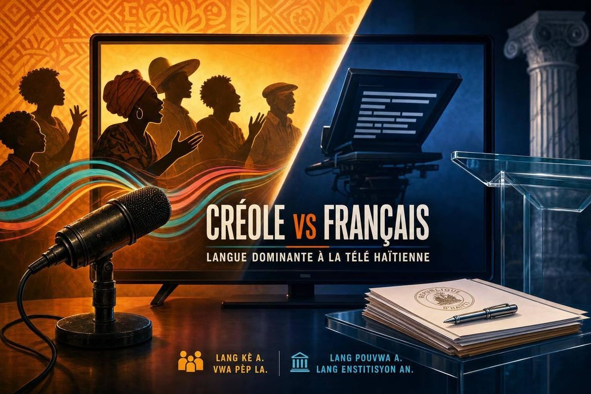 Créole vs Français: Langue Dominante à la Télé Haïtienne