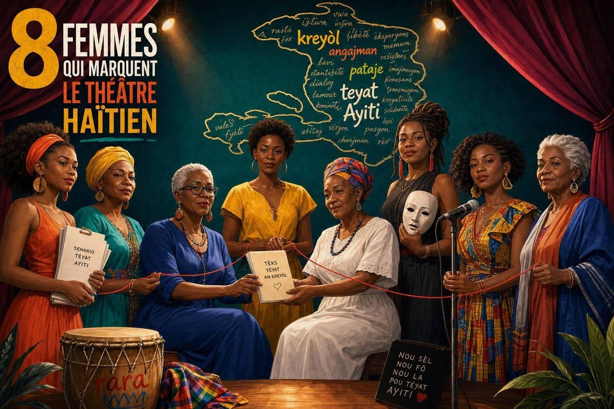 8 femmes qui marquent le théâtre haïtien