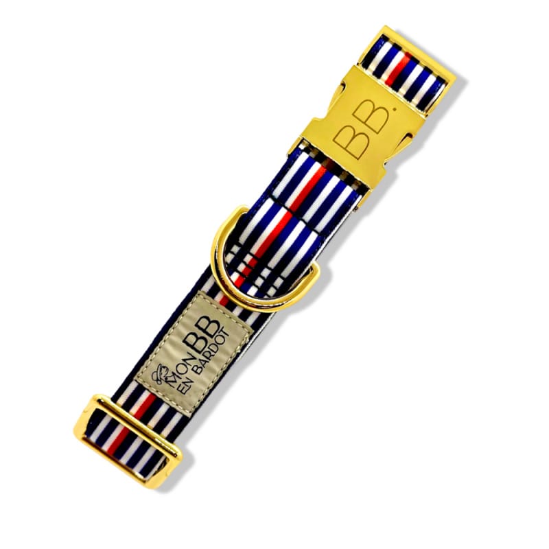 collier chien marinière