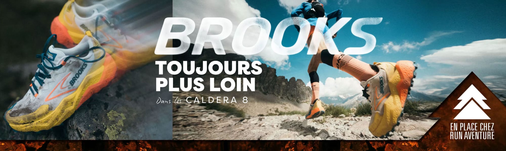 Brooks Caldera 8 en place chez RUN AVENTURE