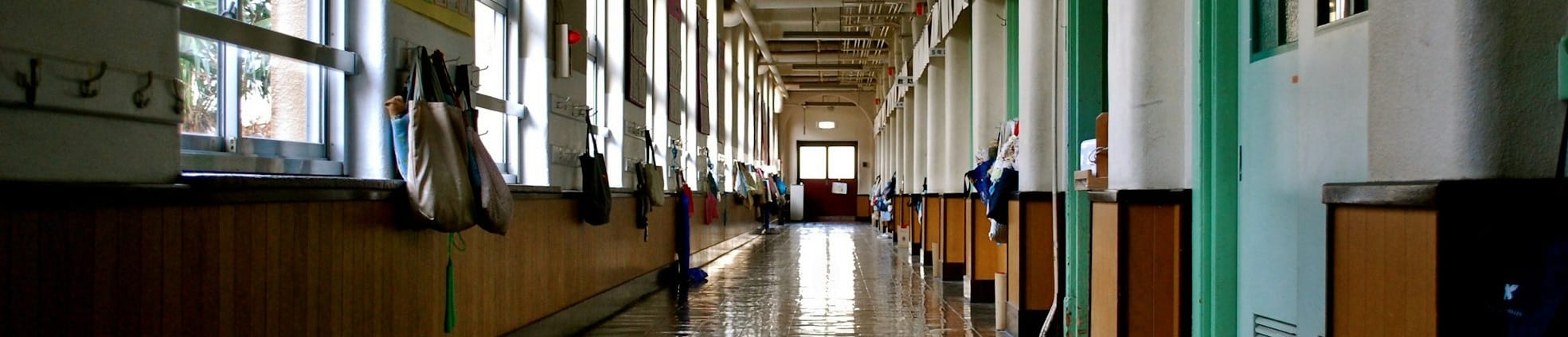 empty building hallway