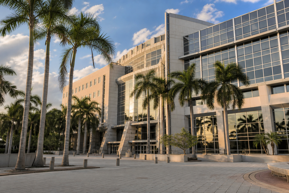 Broward County governmental center exterior, Fort Lauderdale — FY2027 budget hearing setting (editorial stand-in).