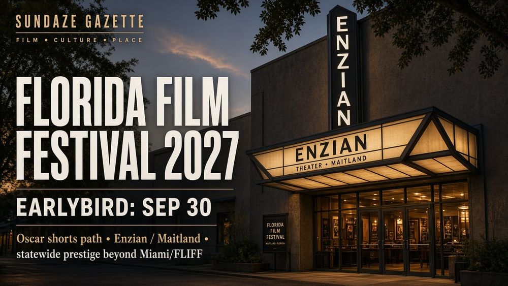 Florida Film Festival Earlybird Hits Sep 30: Oscar Shorts Path + Statewide Prestige Map Beyond Miami/FLIFF
