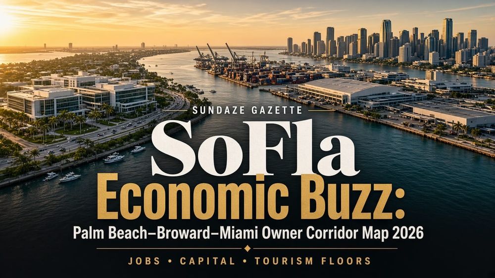SoFla Economic Buzz: Palm Beach–Broward–Miami Owner Corridor Map 2026
