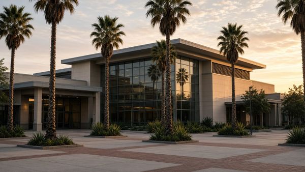 Oakland Park civic exterior — FY2027 tentative millage/budget hearing setting (editorial stand-in).