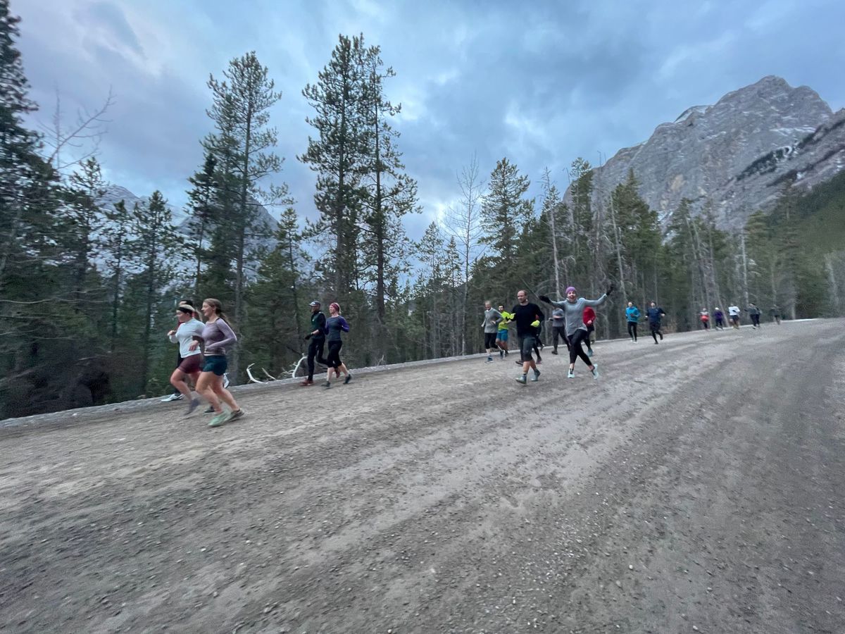 Dirtbag Runners Bow Valley workout November 4/2021 “Halftime Fartlek”