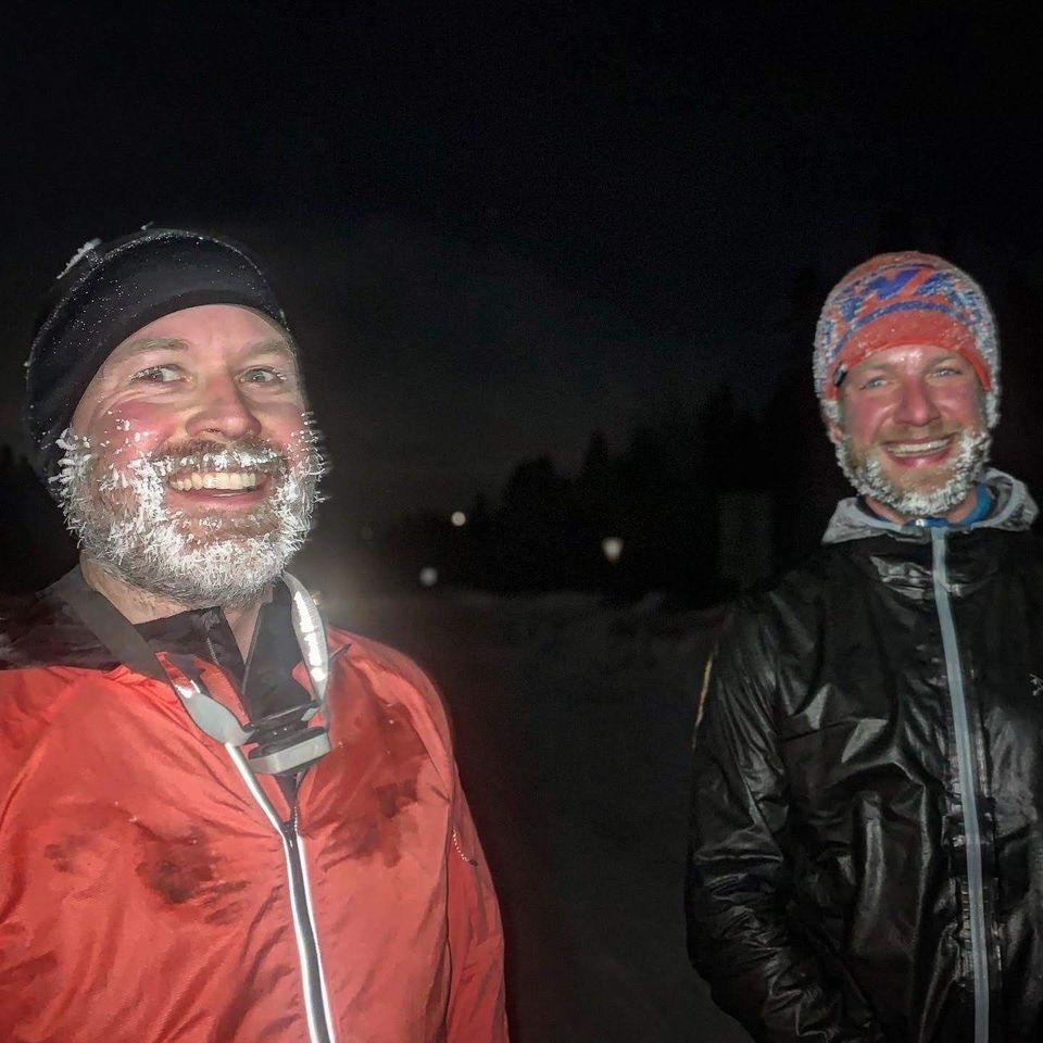 Dirtbag Runners Bow Valley workout Dec 2, 2021