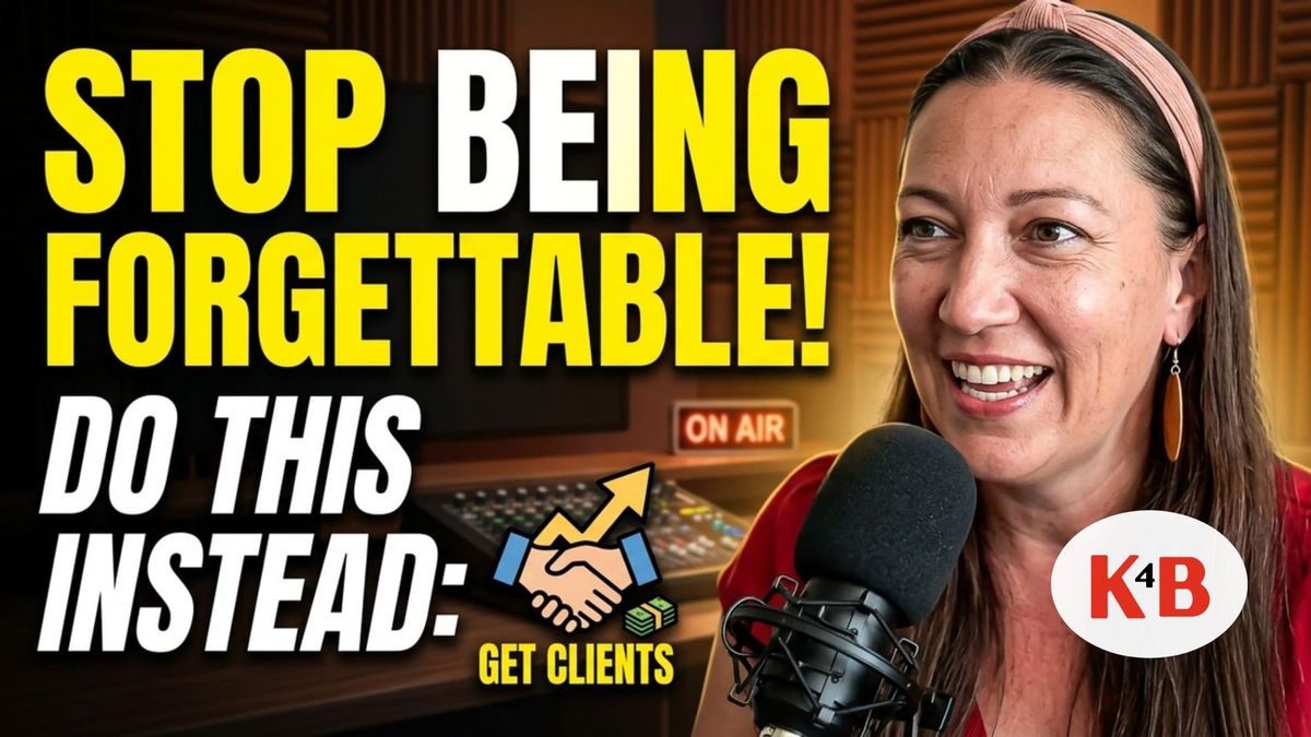Stop Being Forgettable on Podcasts | Do This Instead | K4B with Noemi Beres
