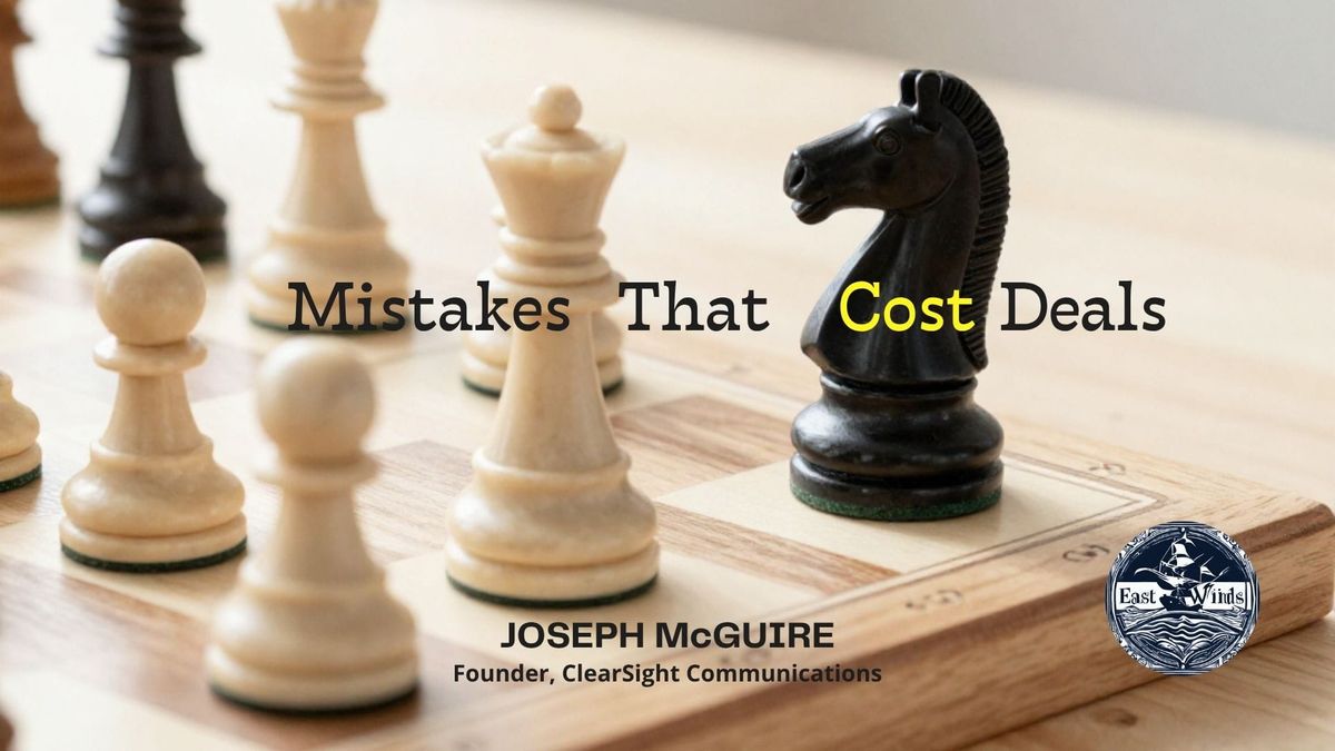 Negotiation Mistakes That Hurt SMB Deals | Joseph McGuire