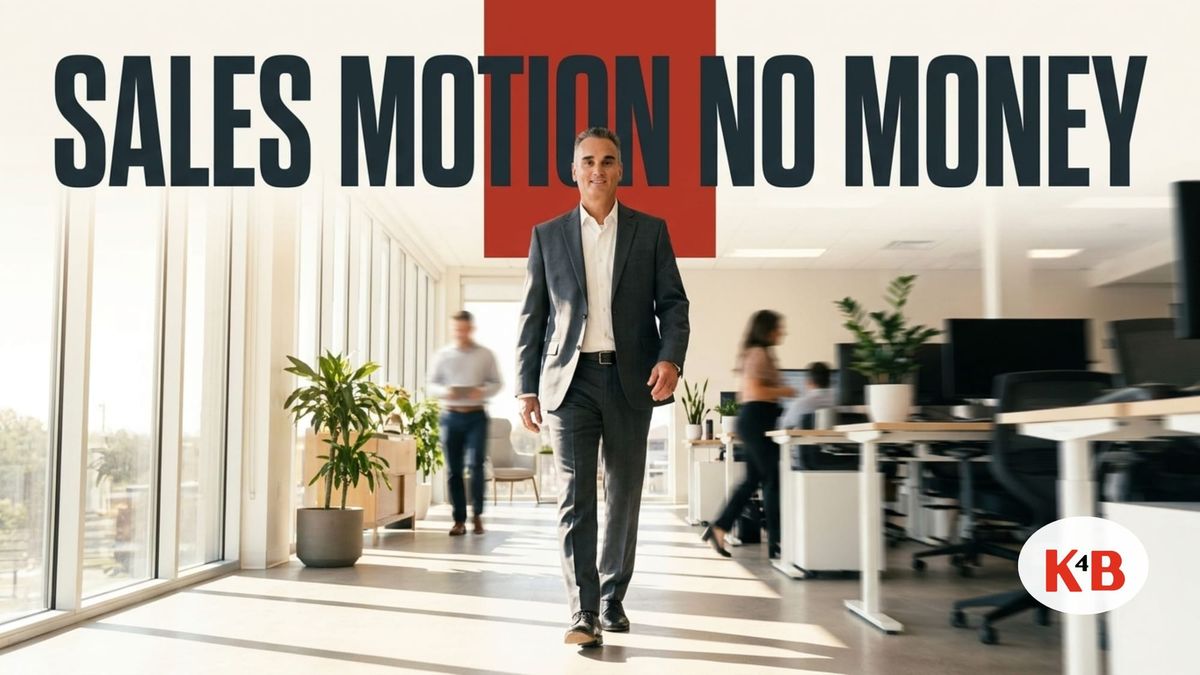 Sales Motion Without the Money: Here's What's Wrong