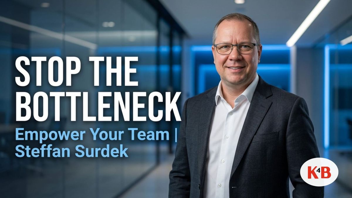 Team Autonomy: How to Stop Being the Bottleneck | Steffan Surdek
