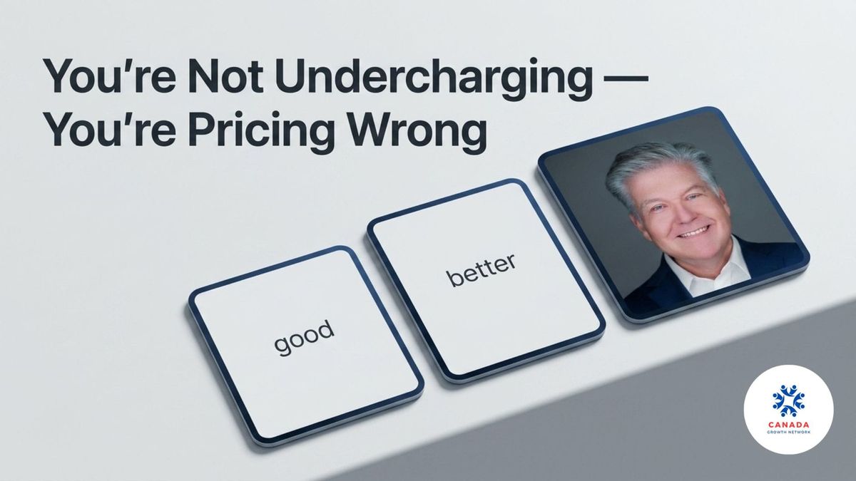 You're Not Undercharging — You're Pricing Wrong | CGN