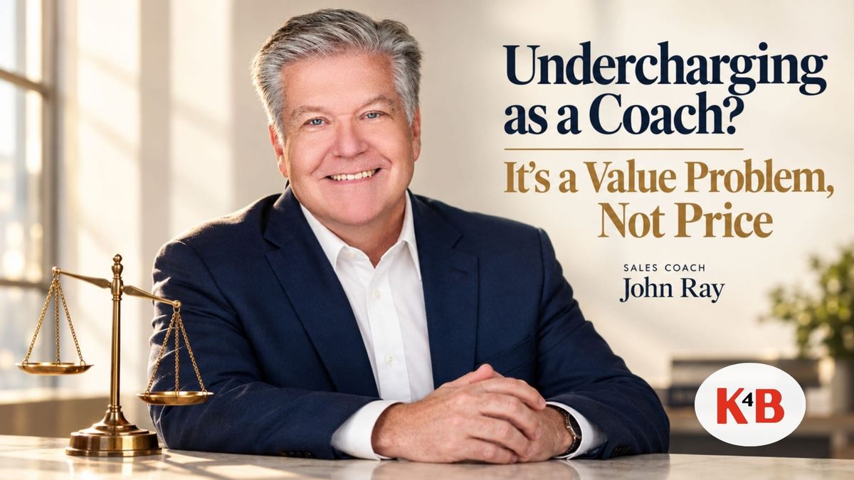 Undercharging as a Coach? It's a Value Problem, Not Price