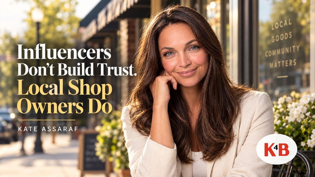 Influencers Don't Build Trust. Local Shop Owners Do.