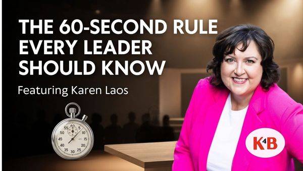 60-Second Rule Every Leader Should Know