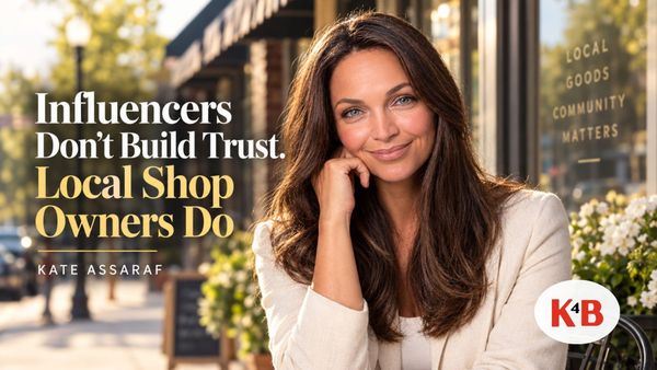 Influencers Don't Build Trust. Local Shop Owners Do.