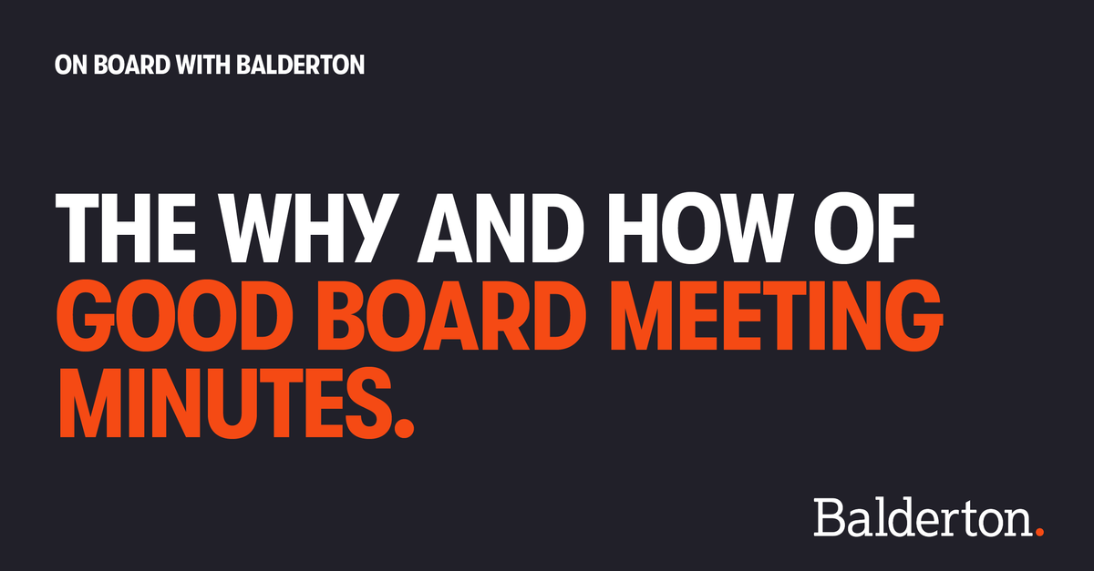 Balderton Post on European vs. American Board Meeting Minutes