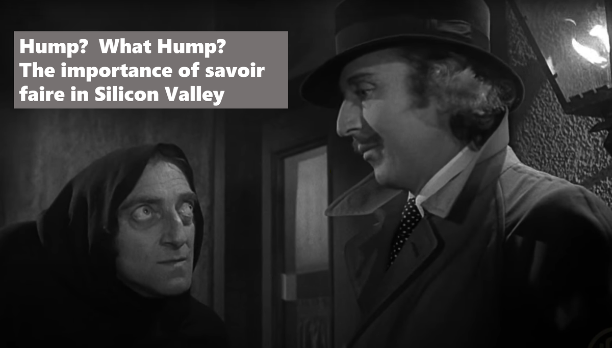 Hump?  What Hump?  Why You Should Listen When Someone Says You’re Doing It Wrong.