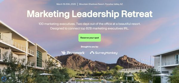 Audio From My Exit Five CMO Leadership Retreat Presentation