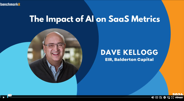 The Impact of AI on SaaS Metrics:  Video Now Available