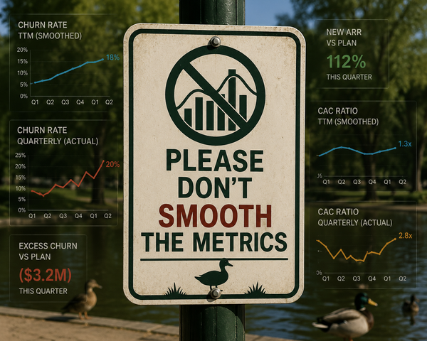 Please Don't Smooth the Metrics