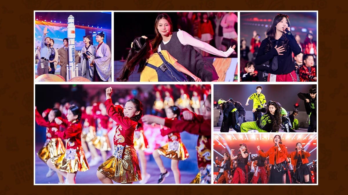 Yinghua Academy of Tianjin students participating in extracurricular Activities