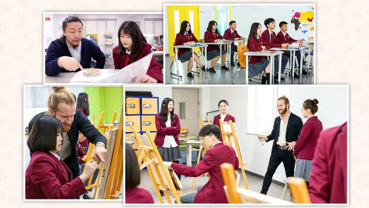 BTEC Pearson Edexcel students in Chinese K-12 classrooms with international teachers